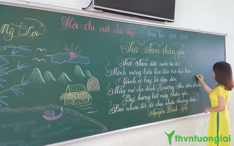 Bảng chữ cái tiếng Việt viết hoa đẹp 2019 dùng để luyện chữ viết