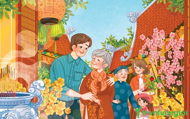 10 cách vẽ tranh đề tài ngày Tết lễ hội và mùa xuân đơn giản nhất trong  2023  Thiệp Lì xì Ngày tết