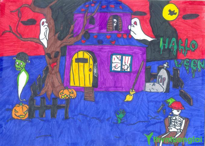 Chi Tiết Hơn 376 Vẽ Tranh Đề Tài Halloween Không Thể Bỏ Qua - Tin Học Vui